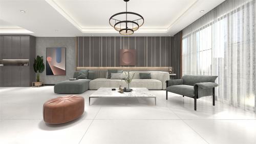 高陽(yáng)陶瓷｜新一線陶瓷品牌，750X1500蠟質(zhì)素巖磚，細(xì)膩顯...